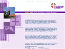 Tablet Screenshot of ev-kirche-biesdorf.de